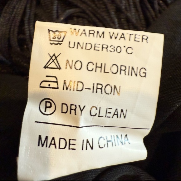 Source Unknown Black Fringe Mini Dress - Picture 6 of 6